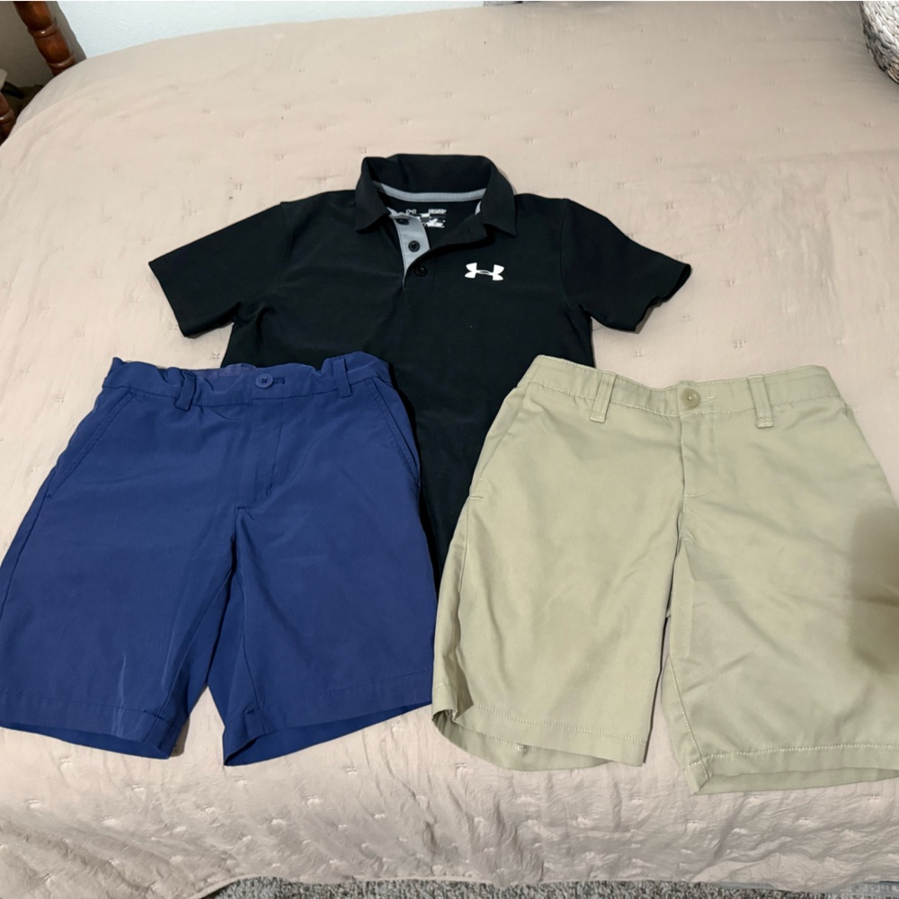 Under Armour Shirt and Shorts/ Vineyard Vines Shorts